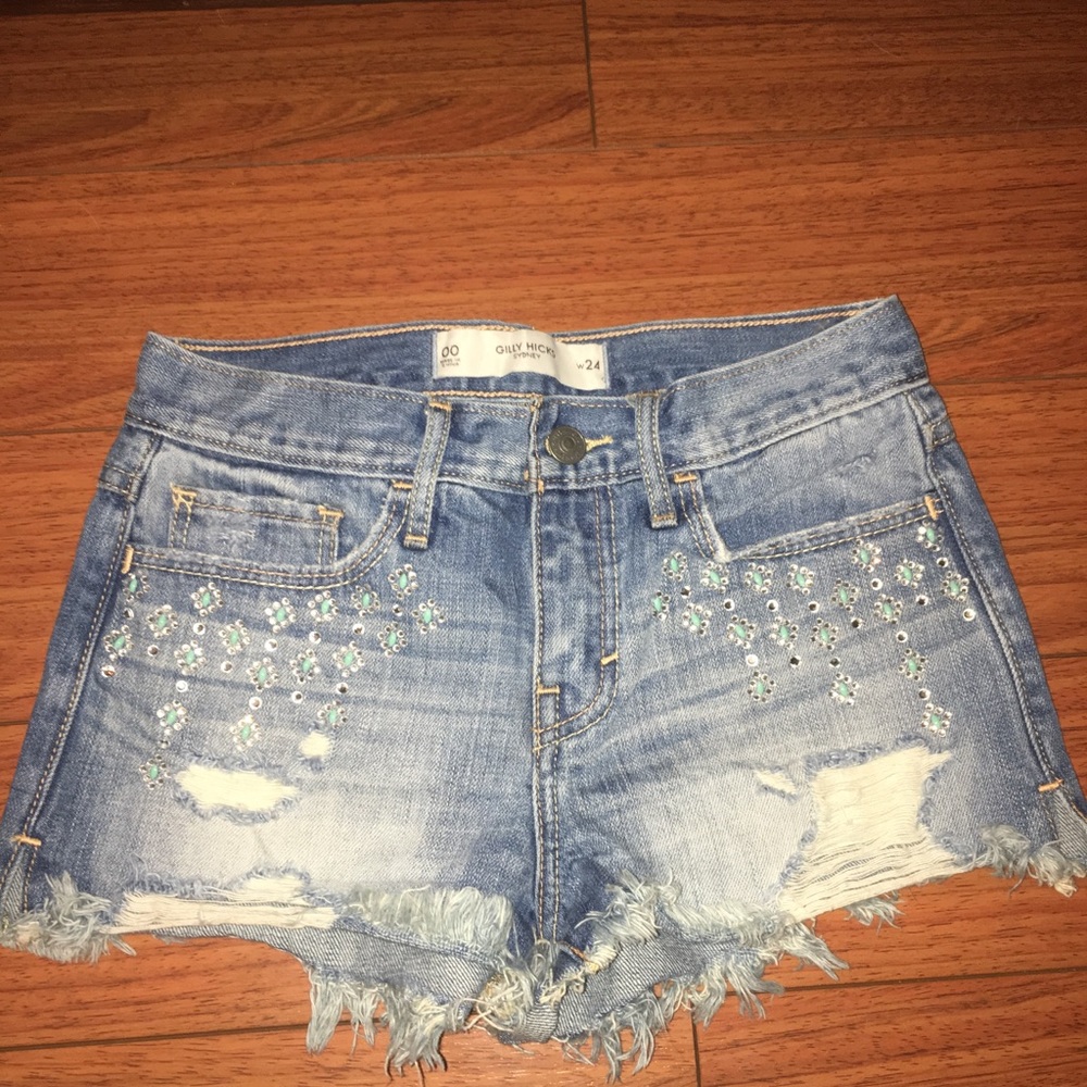 Jeweled embellished Gilly Hicks shorts